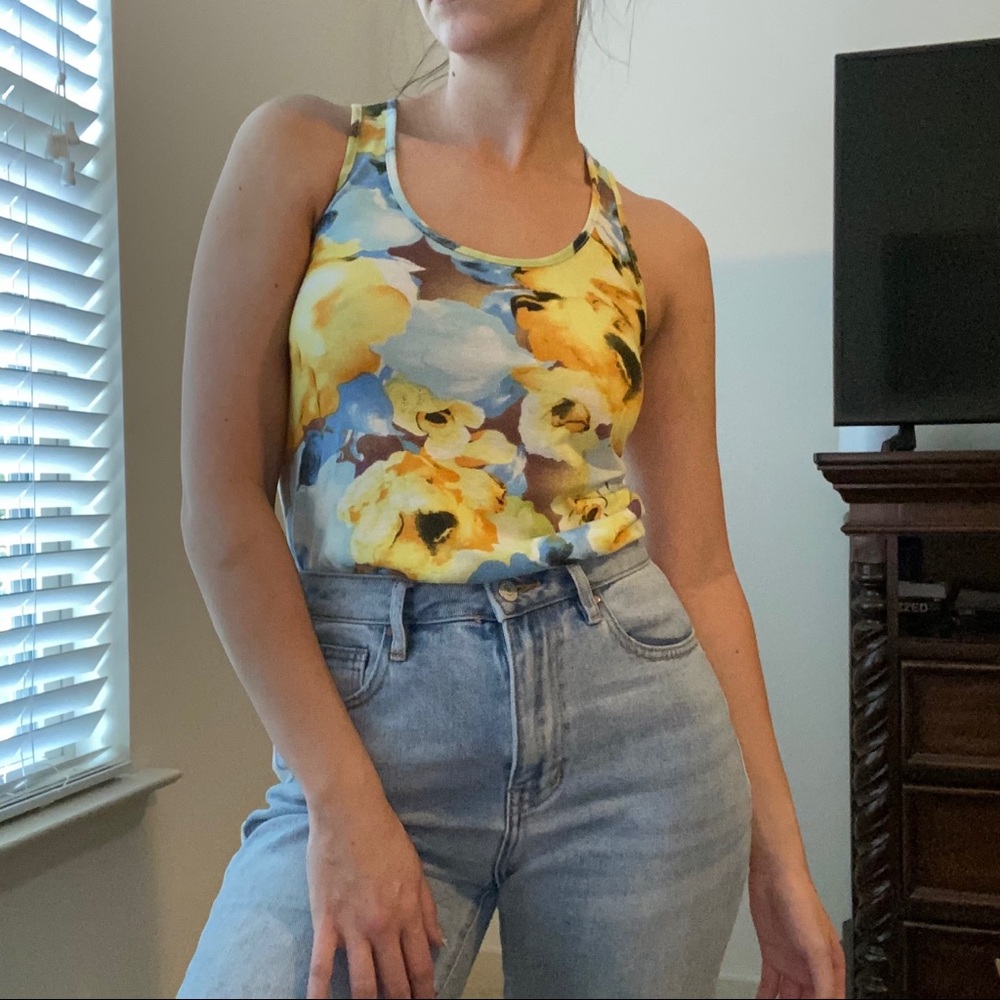 SOLD Floral tank